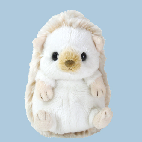 サンレモン　フラッフィーズ ぬいぐるみ S ハリネズミ WH  P-3242