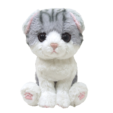 サンレモン　キトン ぬいぐるみ スコティッシュフォールド GY  P-4212