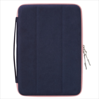 ナカバヤシ 11.6インチ汎用PCセミハードケース/ネイビー×ピンク SZC-FC112001NBP (tm)
