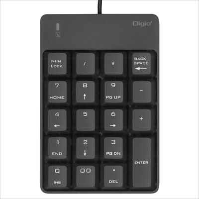 ナカバヤシ シンプルUSBテンキーボード/ブラック TNK-SU232BK (tm)