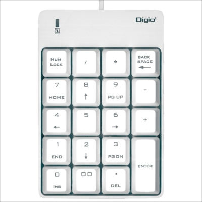 ナカバヤシ シンプルUSBテンキーボード/ホワイト TNK-SU232W (tm)
