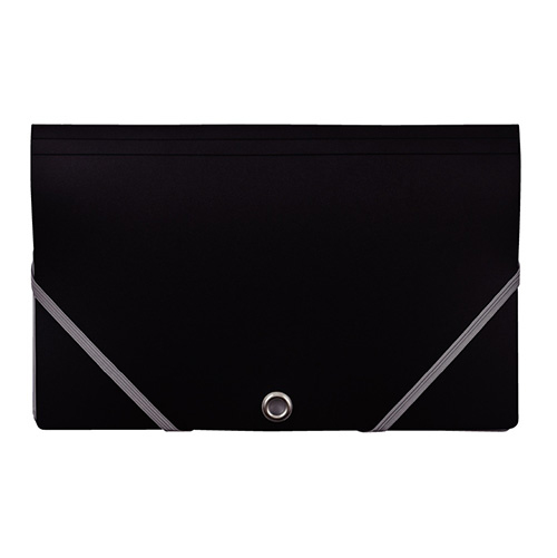 ナカバヤシ スライドフォルダーポイット 長3封筒6P ブラック SFPO-N3H6BK