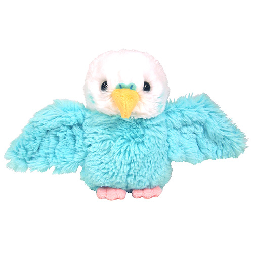 サンレモン フラッフィーズ ぬいぐるみ S インコ BL P-8651