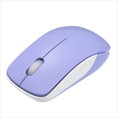 無線3ボタンBlueLEDマウス/パープル MUS-RKT186PUR (tm)