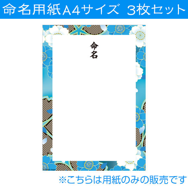 命名紙04　命名用紙3枚セット IT-ME-04