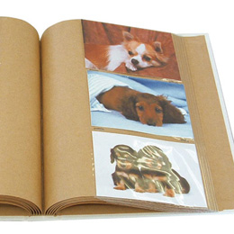 布クロスアルバム Terracotta【テラコッタ】 ナカバヤシ/1PLポケットアルバム/L判3段/ホワイト TER-L3P-140-W