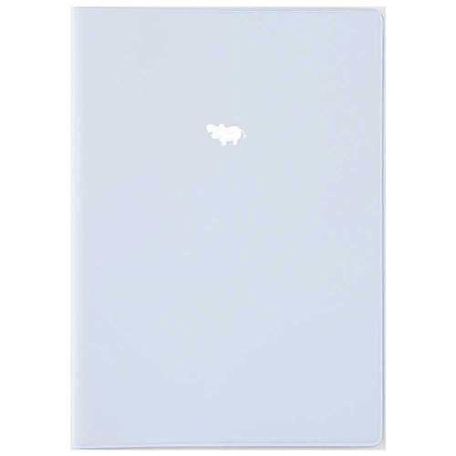 ナカバヤシ ヒポポシリーズ A5カバーノート(ノート付き) ブルー HPP-A51BC-B