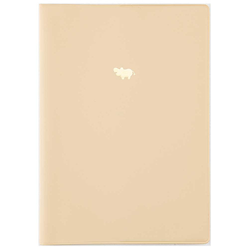 ナカバヤシ ヒポポシリーズ A5カバーノート(ノート付き) ベージュ HPP-A51SC-IV