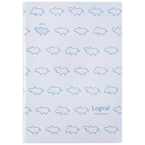 ナカバヤシ ヒポポシリーズ A5ノート ブルー HPP-A51B-B