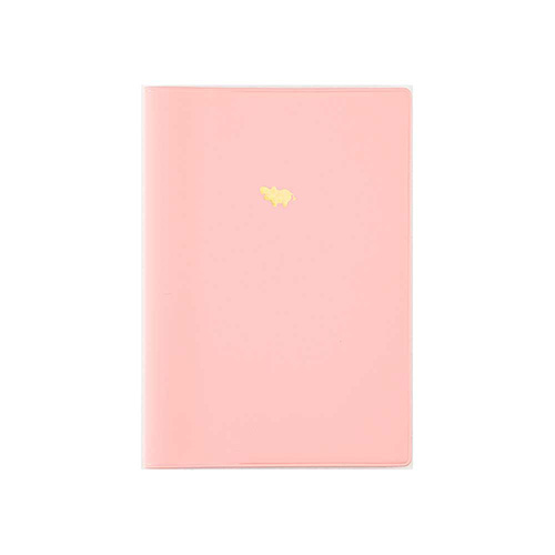 ナカバヤシ ヒポポシリーズ A6カバーノート(ノート付き) ピンク HPP-A61AC-P