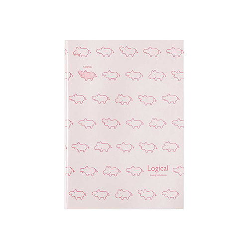 ナカバヤシ ヒポポシリーズ A6ノート ピンク HPP-A61A-P