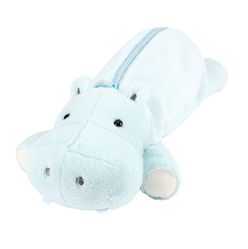 ナカバヤシ ヒポポシリーズ ペンケース ブルー HPP-PCN01-B