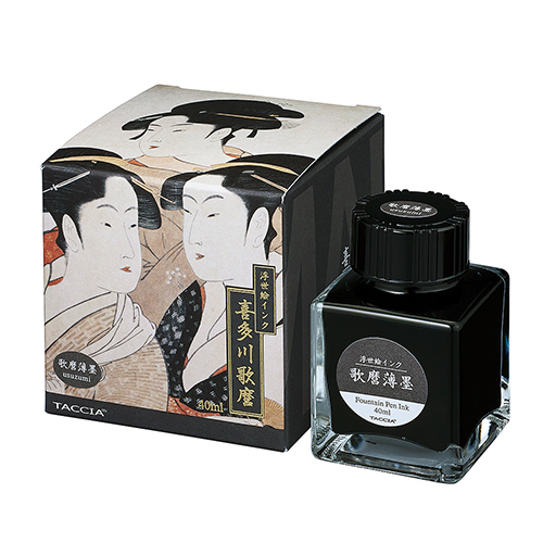 TACCIA　万年筆用　浮世絵インク/喜多川歌麿　歌麿薄墨（うすずみ）　TFPI-WD42-15
