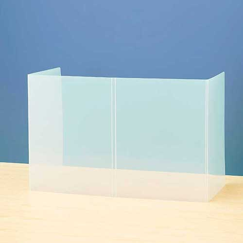 ナカバヤシ 折りたたみモバイルパーティション クリア(ツヤあり) PTS-OT1034CR