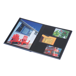 ナカバヤシ ドゥファビネ ブックアルバムA4ノビ アH-A4PB-181-Dブラック