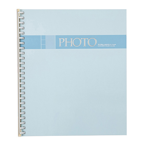 ナカバヤシ ライトアルバム ジムシリーズ 10R ブルー アL-JHO2-71-B