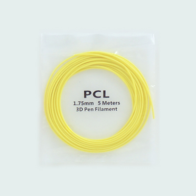3Dペン用 PCLプラスチックフィラメント PCL5M-Y イエロー