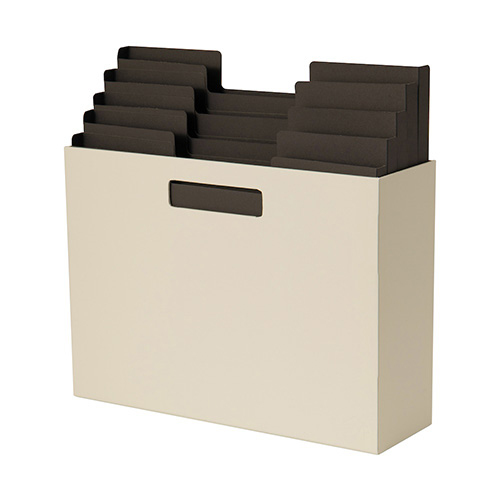 ナカバヤシ ハウスタディ 仕切りケース付きファイルボックス ベージュ HSD-FB01BE
