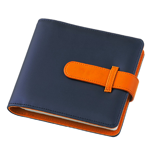 ナカバヤシ Blu-ray対応 ディスクケース 24枚収納/ネイビー BD-092-24NB (tm)