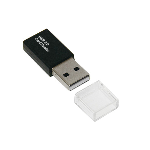 ナカバヤシ USB2.0カードリーダー・ライター /ブラック CRW-MSD78BK (tm)