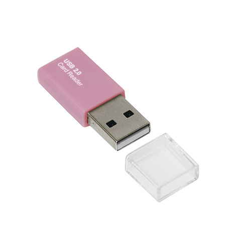 ナカバヤシ USB2.0カードリーダー・ライター /ピンク CRW-MSD78P (tm)