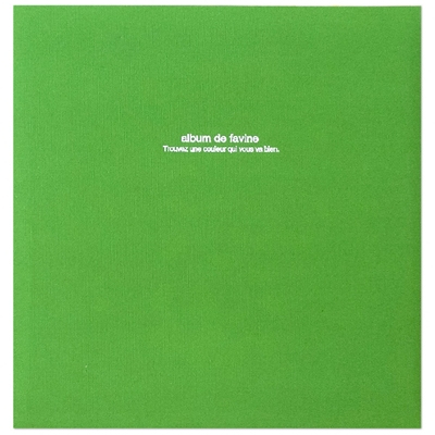 【WEB販売限定色】ナカバヤシ 布クロスアルバム de favine【ドゥファビネ】フエルアルバム Lサイズ IT-LD-191-CG コバルトグリーン