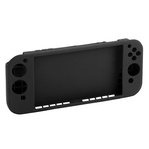 ナカバヤシ SWITCH 有機ELモデル用 シリコンカバー(一体型)/ブラック SZC-SWE05BK (tm)