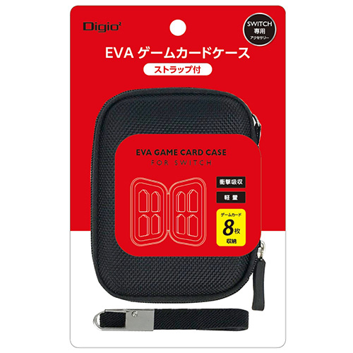 ナカバヤシ SWITCH用 EVAゲームカードケース／ブラック MCC-SWI04BK　(tm)　
