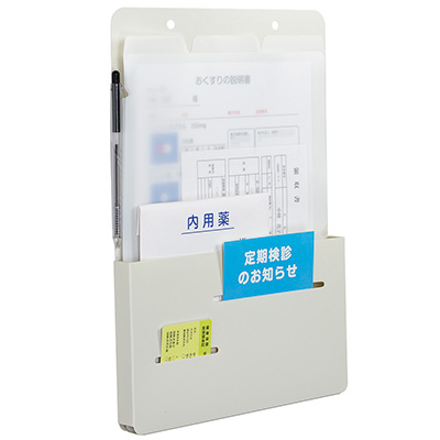 ナカバヤシ けんこう君ホルダー A4サイズ ホワイト IF-3041W