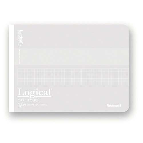 ナカバヤシ ロジカル・ケアタッチ・抗ウイルス表紙ノート B6ヨコサイズ 方眼5mm NB605E-S