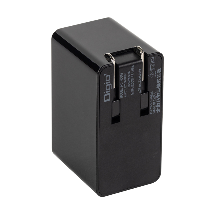 ナカバヤシ 4.8A 4ポートUSB充電器/BK JYU-ACU03BK (tm)