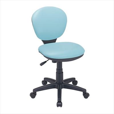 ナカバヤシ 抗菌レザー OAチェア ブルー RZC-273BL　(tm)　