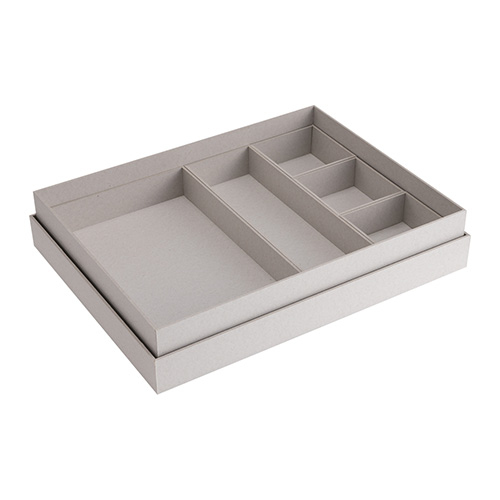 ナカバヤシ 再生紙でつくった整理箱 リトレイA4 ライトグレー RTY-A4LG