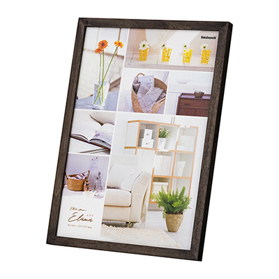 ナカバヤシ エラマ インテリアフレーム A4判 ブラック F-TW-104-D