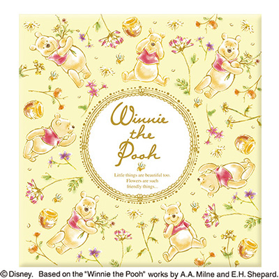 ナカバヤシ ディズニーキャラクター Lサイズフエルアルバム 100年台紙(黒)10枚 くまのプーさん アH-LD-107-2