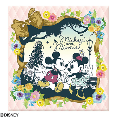 ナカバヤシ ディズニーキャラクター Lサイズフエルアルバム 100年台紙(黒)10枚 ミッキー&ミニー アH-LD-107-1