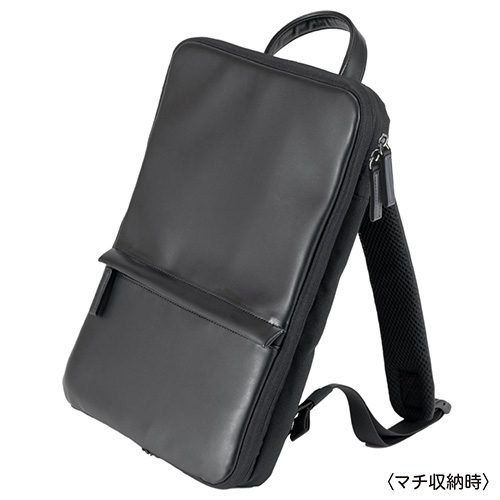 ナカバヤシ 厚みが変わる PCバックパック 14インチ/ブラック CB-282BK (tm)