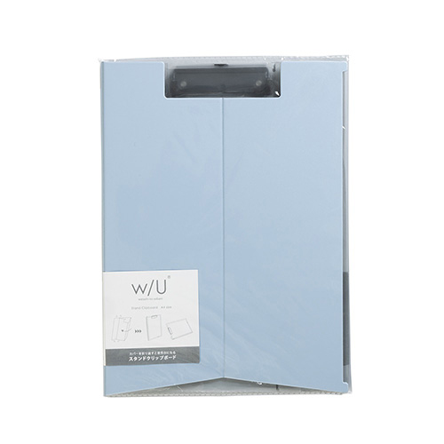 ナカバヤシ w/U スタンドクリップボード パウダーブルー WU-QB-STA4E-B
