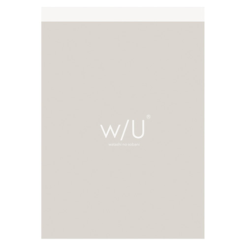 ナカバヤシ w/U A7ブロックメモ シルキーグレー WU-A702-GY