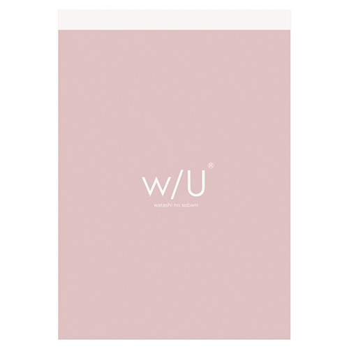 ナカバヤシ w/U A7ブロックメモ シェルピンク WU-A702-P
