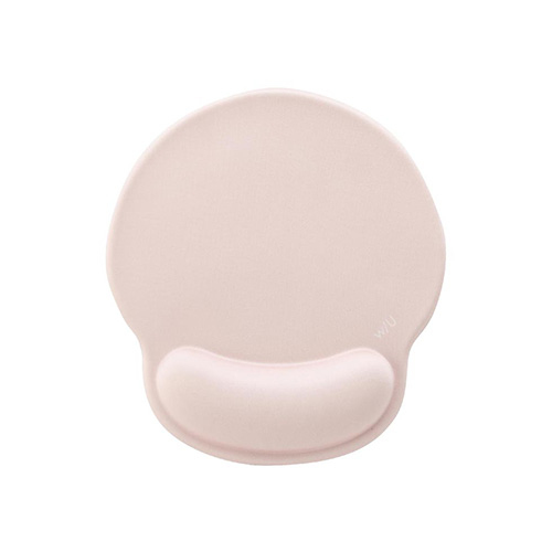 ナカバヤシ w/U リストレスト付きマウスパッド シェルピンク WU-MUP934P　(tm)　