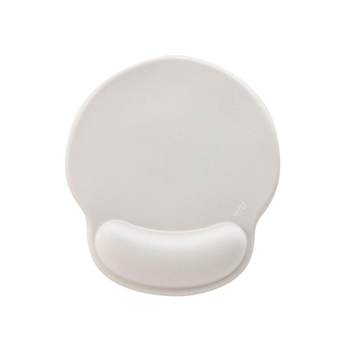 ナカバヤシ w/U リストレスト付きマウスパッド シルキーグレー WU-MUP934GY　(tm)　