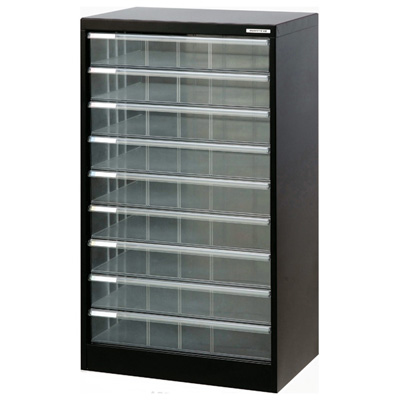 ナカバヤシ アバンテV2 フロアケース A3 深9段 A3F-M9 クロ