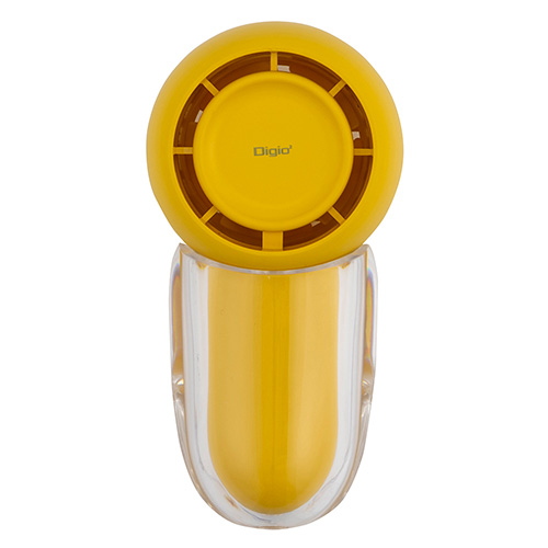 ナカバヤシ USB充電式ハンディファン/イエロー UA-060Y