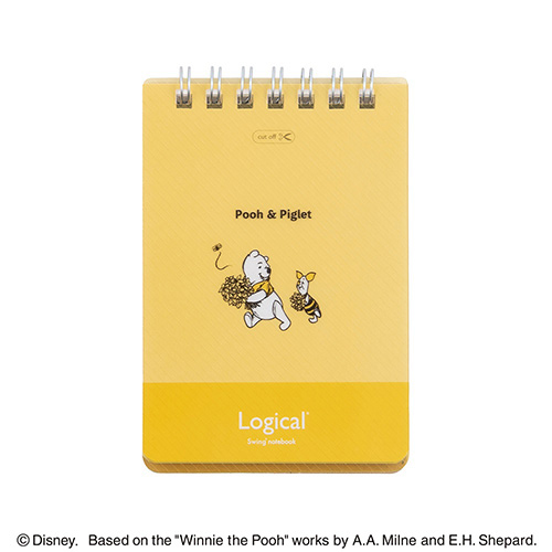 ナカバヤシ スイング・ロジカルWリングノート ディズニー オールドタイプ A7 イエロー くまのプーさん NW-A711-Y