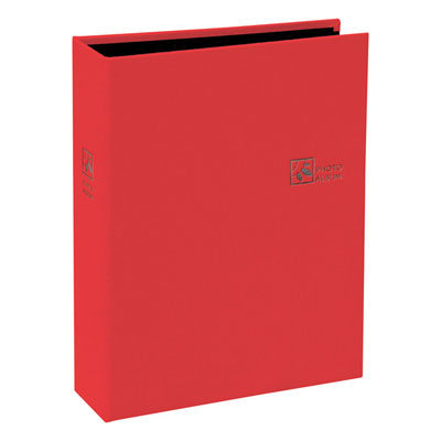 ナカバヤシ ポケットアルバム L判2段 160ポケット エナジーレッド TCPK-L-160-ER