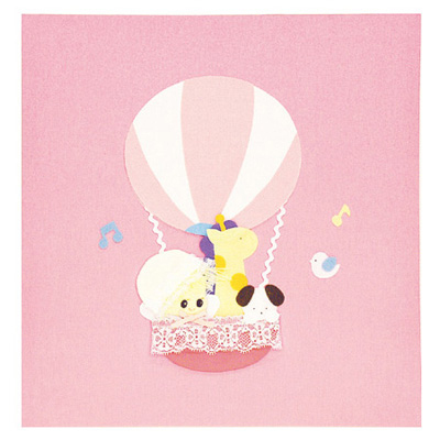 ナカバヤシ フエルアルバム 誕生用 スイートバルーン ア-QLB-516/N-Pピンク