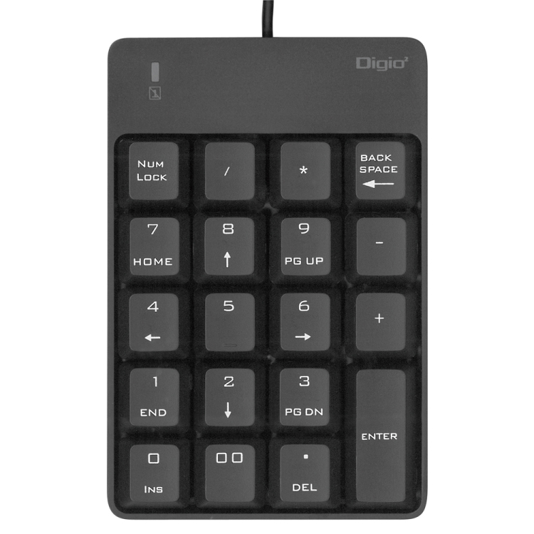 ナカバヤシ シンプルUSB有線テンキーボード/ブラック TNK-SU234BK (tm)