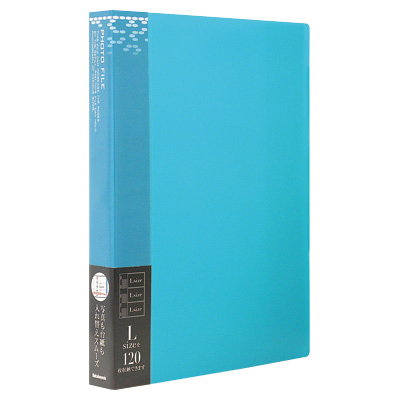 ナカバヤシ バインダー式ポケットアルバム フォトファイル アS-MY-141-B ブルー