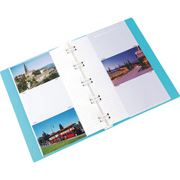 ナカバヤシ バインダー式ポケットアルバム フォトファイル アS-MY-141-B ブルー